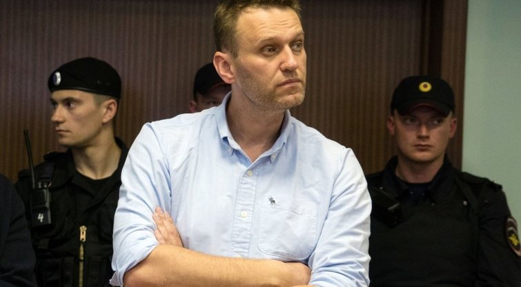 Policija šturmuoja A. Navalno štabą Maskvoje (nuotr. SCANPIX)