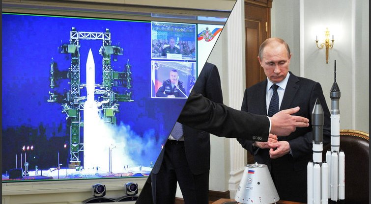 Rusijoje, paleidimo metu, nukrito raketa: niekas nieko nežino ir nekomentuoja, bet aukų nėra (nuotr. SCANPIX)