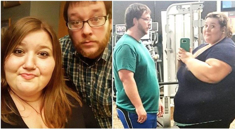 350 kg kartu svėrusi pora nutarė numesti svorio: nepatikėsite, kaip jie atrodo dabar (nuotr. Instagram)