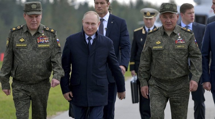 Vladimiras Putinas, Zapad 2021 (nuotr. SCANPIX)