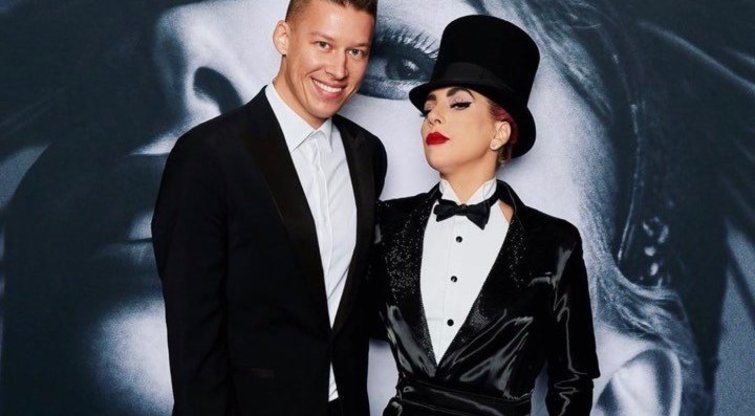 Rimvydas Širvinskas-Makalius ir Lady Gaga (nuotr. Instagram)