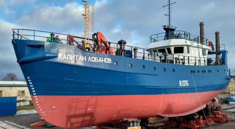 Baltijos jūroje nuskendo rusų laivas: pranešama apie sprogimą denyje (nuotr. Telegram)