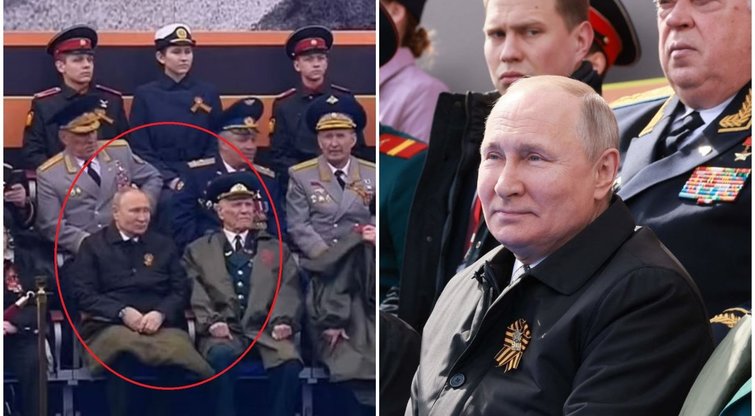 Putino pasirodymas viešumoje sukėlė kalbas: sėdėjo užsiklojęs antklodę  (tv3.lt fotomontažas)