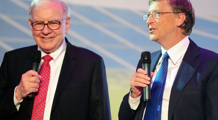 Warrenas Buffettas ir Billas Gatesas (nuotr. SCANPIX)