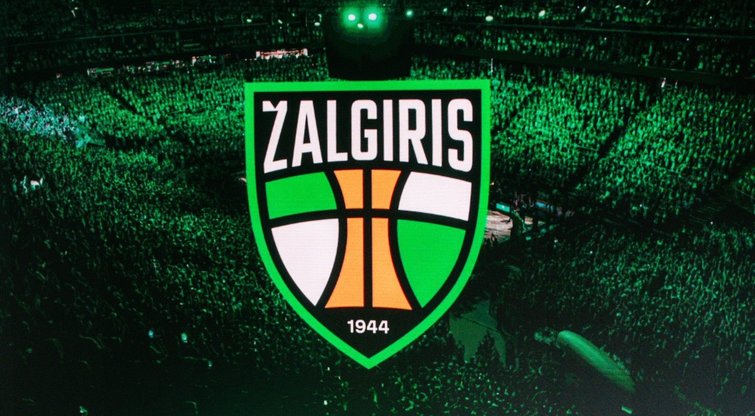 „Žalgiris“ pristatė atnaujintą klubo logotipą (Teodoras Biliūnas/ BNS nuotr.)
