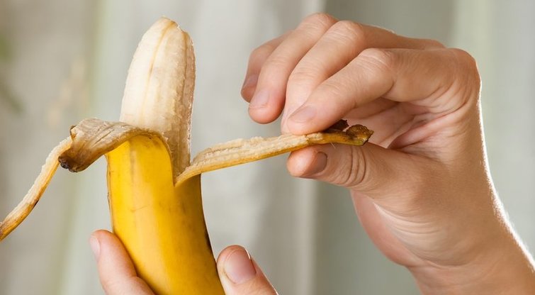 Banano žievė (nuotr. Shutterstock.com)
