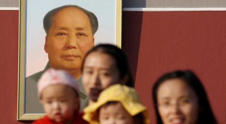 Mao Dzedongo portretas, Kinija (nuotr. SCANPIX)