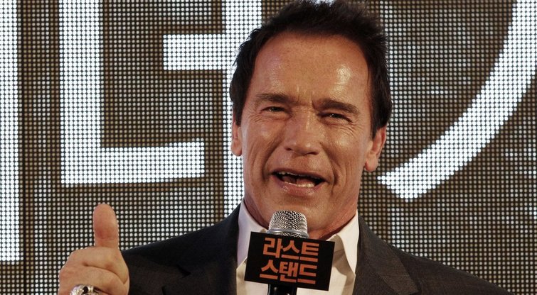 Arnoldas Schwarzeneggeris SCANPIX
