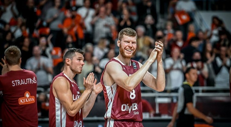 Latvijos krepšinio rinktinė. (nuotr. FIBA)