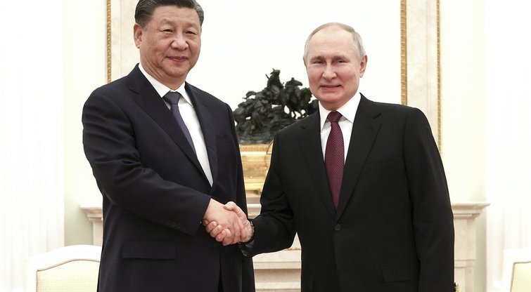 Xi Jinpingas ir Vladimiras Putinas (nuotr. SCANPIX)
