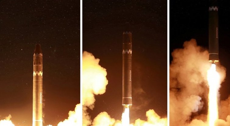 Šiaurės Korėjos raketos Europą pasiekti galėtų jau šiais metais (nuotr. SCANPIX)