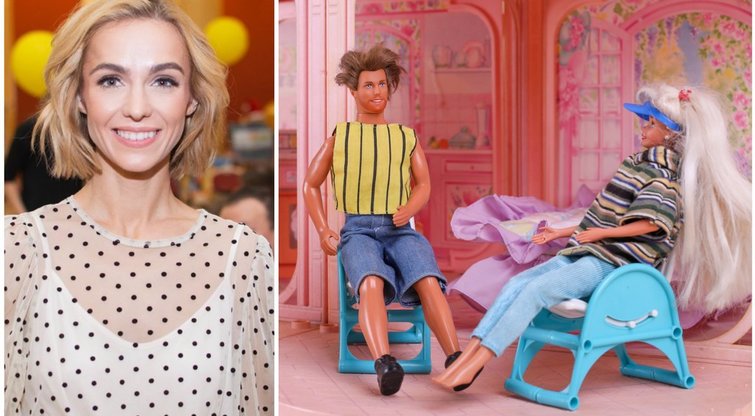 Indrės Kavaliauskaitės „Barbie“ namas (tv3.lt fotomontažas)