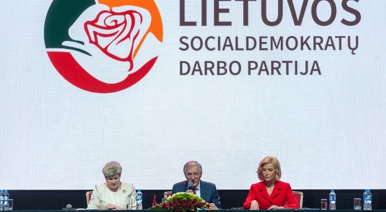 Lietuvos Socialdemokratų darbo partijos steigiamasis suvažiavimas (nuotr. fotodiena/Justino Auškelio)