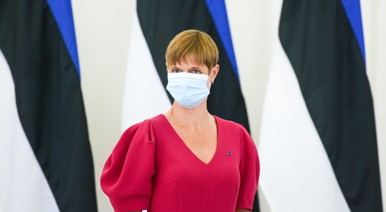 Estijos prezidentė Kersti Kaljulaid (nuotr. Fotodiena/Justino Auškelio)