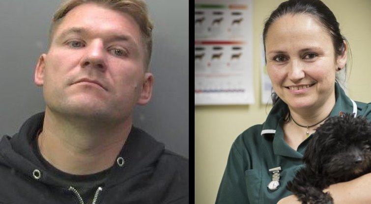 Vytautas Kiminius ir Rachel Radwell. Cambridgeshire Police nuotr.  