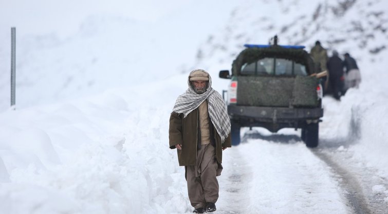 Lavina Afganistane (nuotr. Vida Press)