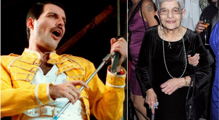 Freddie Mercury ir jo mama Jer Bulsara (tv3.lt fotomontažas)