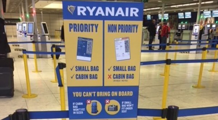 Ryanair bagažo pasikeitimai (nuotr. bendrovės)