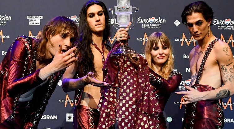 Eurovizijos nugalėtojai – Maneskin iš Italijos (nuotr. SCANPIX)  