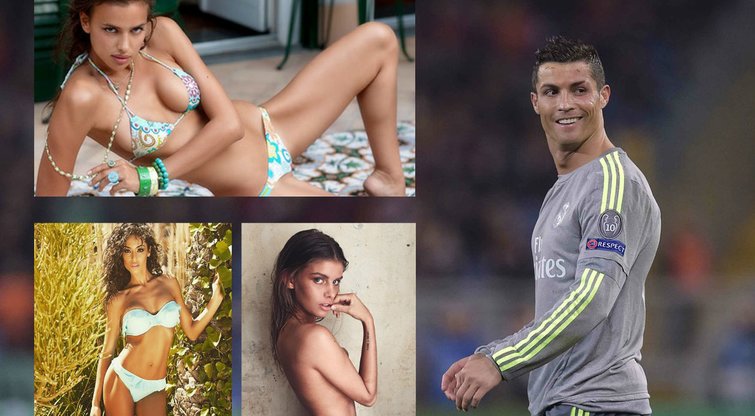Cristiano Ronaldo ir jo moterys (nuotr. SCANPIX) tv3.lt fotomontažas