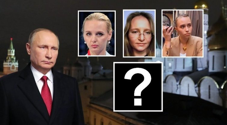 Putinas ir jo vaikai (tv3.lt fotomontažas)