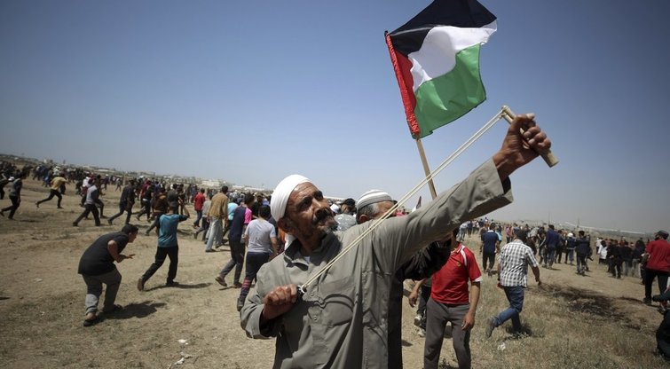 Protestai Gazos Ruože (nuotr. SCANPIX)