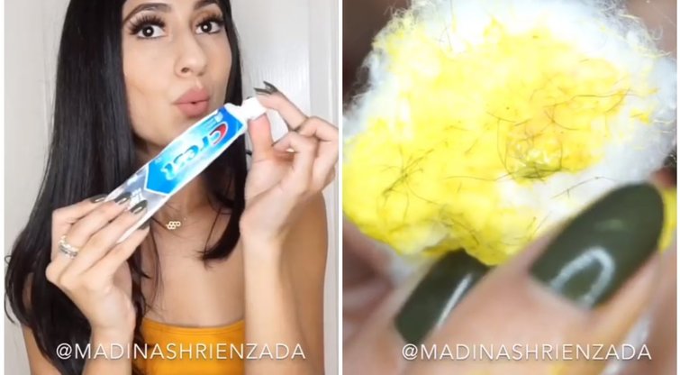 Parodė, kaip lengvai depiliuoti plaukus: reikės tik dantų pastos ir prieskonių (nuotr. Instagram)