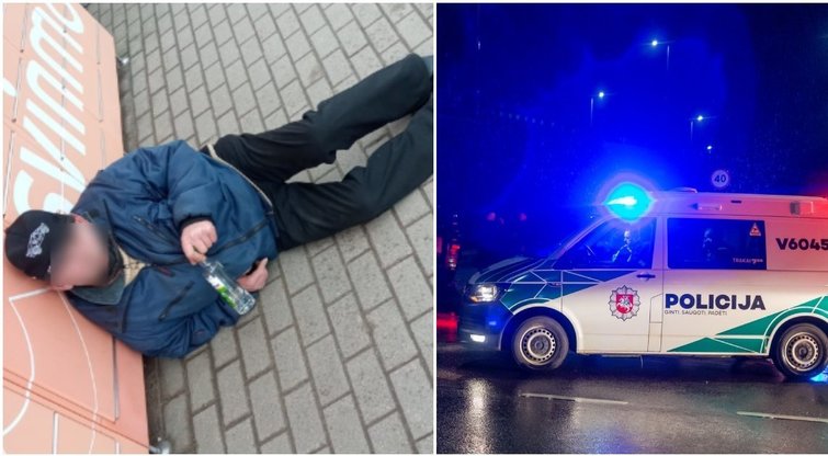 Benamis, policija (nuotr. Kas vyksta Kaune, tv3.lt)  