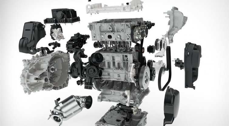 „Volvo“ pristato pirmąjį kompanijos istorijoje trijų cilindrų variklį