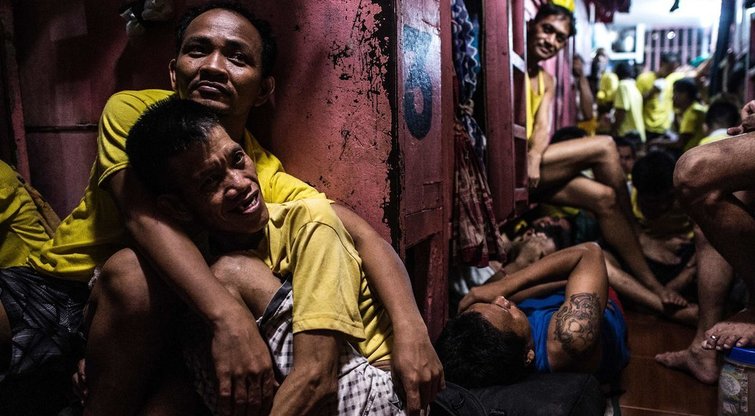 Šokiruojantys vaizdai iš kalėjimo Filipinuose (nuotr. SCANPIX)