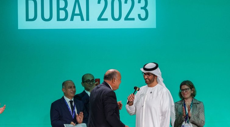 Dubajuje prasidėjo JT derybos klimato klausimais COP28 (nuotr. SCANPIX)