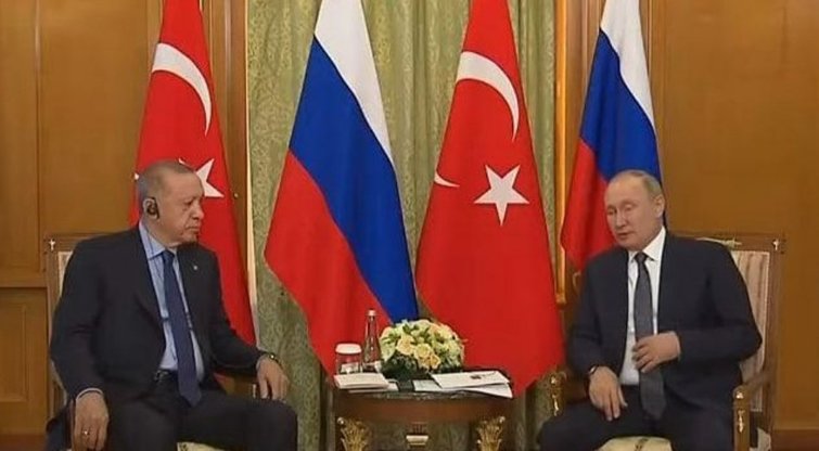 V. Putinas ir R. T. Erdoganas pradėjo derybas Sočyje (nuotr. Gamintojo)