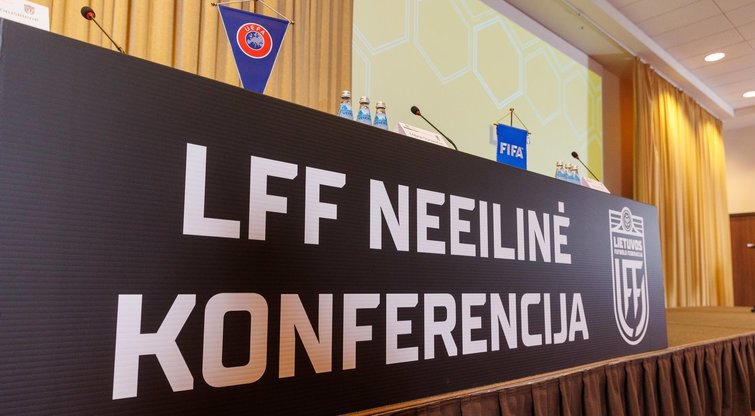 LFF neeilinė konferencija  (Erikas Ovčarenko/ BNS nuotr.)
