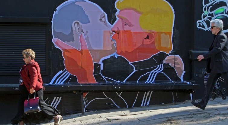 Vladimiras Putinas įžvelgė santykių su Donaldu Trumpu naudą (nuotr. SCANPIX)