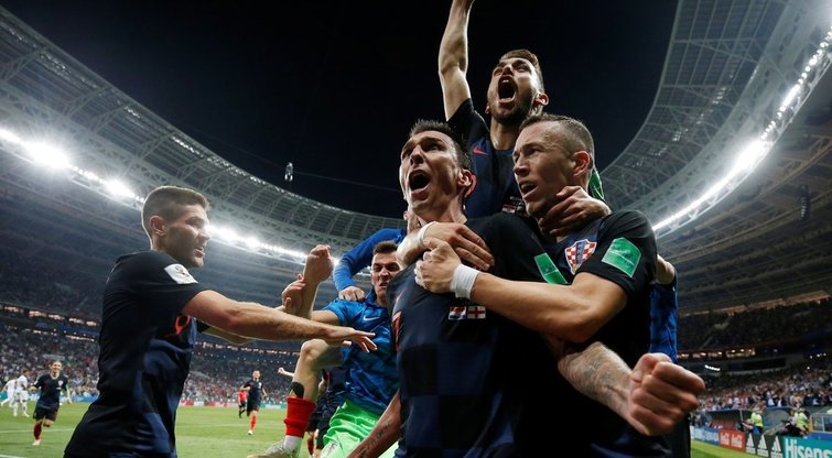 Pasaulio čempionato pusfinalis: Anglija – Kroatija (nuotr. SCANPIX)