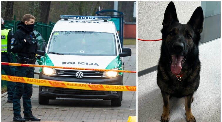 Policija rado dingusį tarnybinį šunį (nuotr. Policijos)