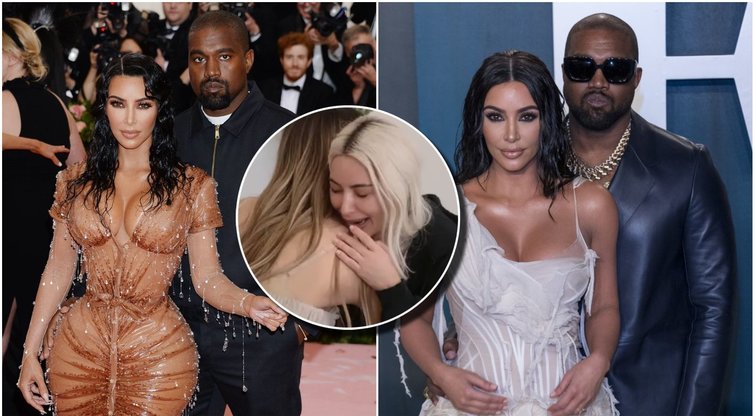 Kim Kardashian ir Kanye Westas  