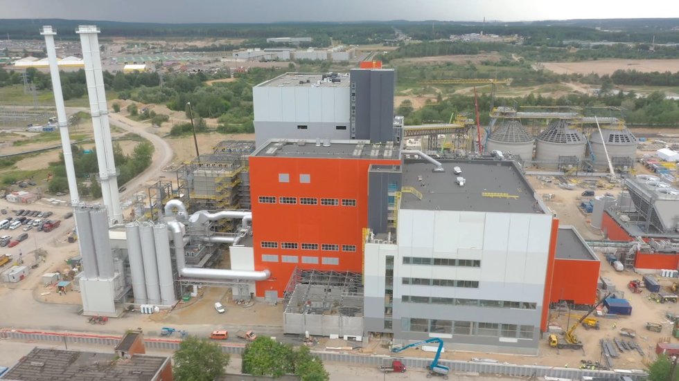 Vilniaus kogeneracinėje jėgainė (nuotr. Organizatorių)