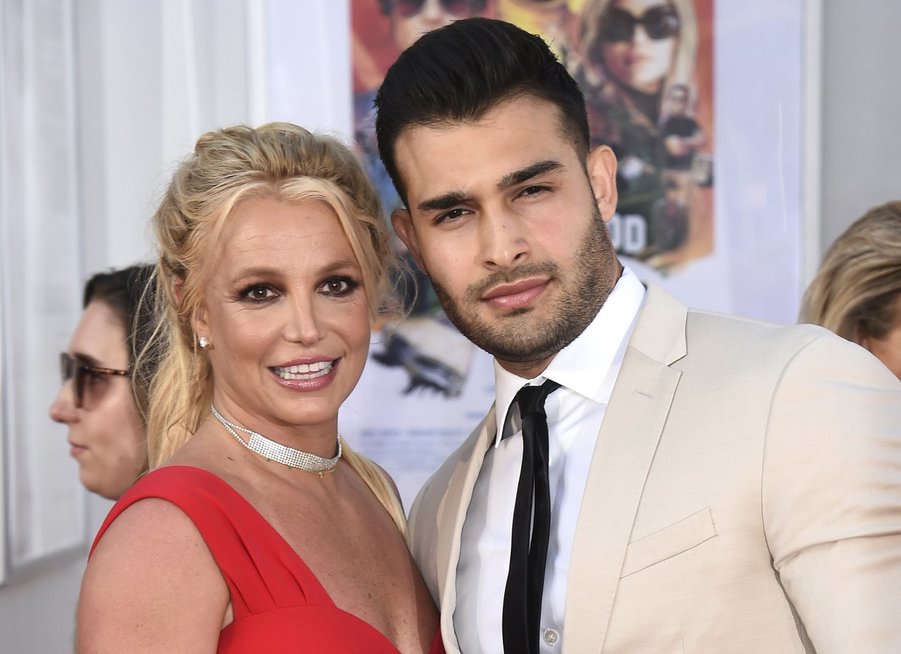 Britney Spears ir Samas Asghari. (nuotr. SCANPIX)
