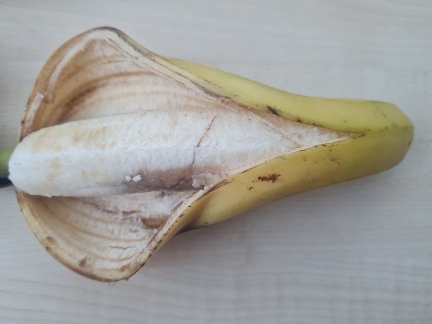 Viduje sugedęs bananas (skaitytojos nuotr.)