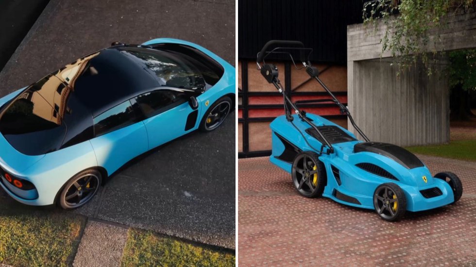 „Ferrari“ pristatė 600 tūkst. eurų kainuojantį elektromobilį: internautai jį lygina su žoliapjove (tv3.lt koliažas) „Ferrari“ pristatė 600 tūkst. eurų kainuojantį elektromobilį: internautai jį lygina su žoliapjove (tv3.lt koliažas)