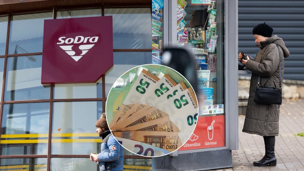 „Sodra“, pensija, pinigai, gyventojai (tv3.lt koliažas) „Sodra“, pensija, pinigai, gyventojai (tv3.lt koliažas)