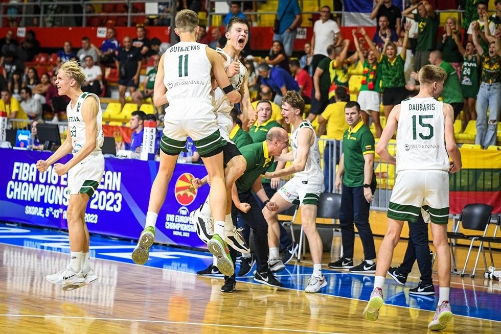 U16 Lietuvos rinktinė (nuotr. FIBA Europe)