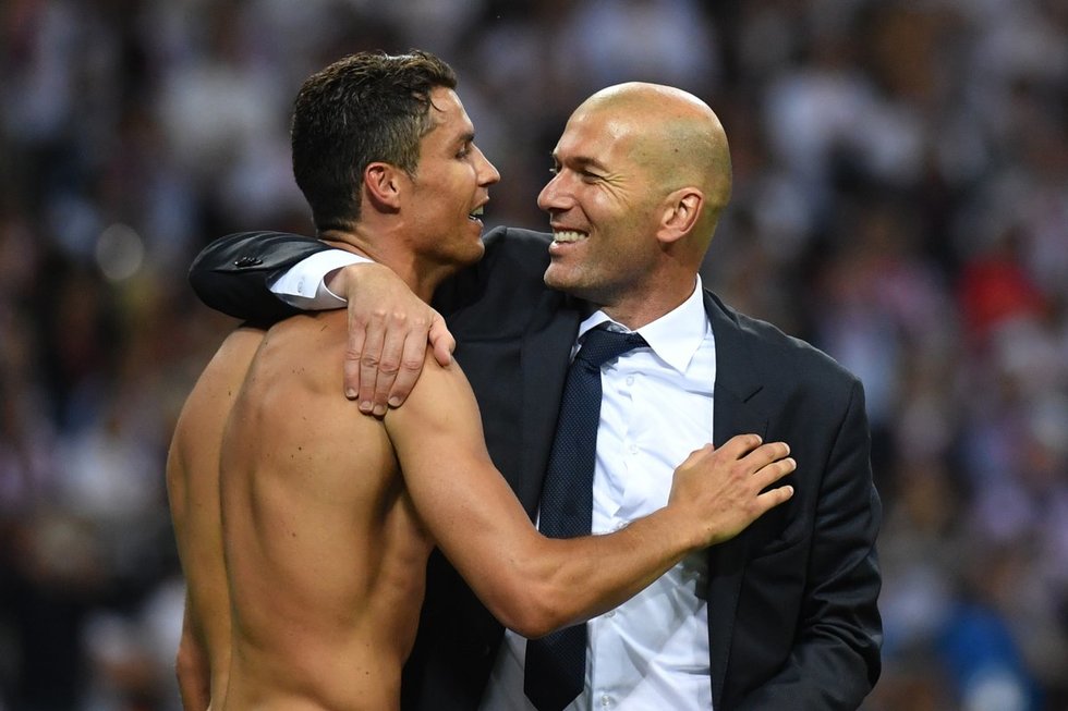 Cristiano Ronaldo ir Zinedine'as Zidane'as (nuotr. SCANPIX)