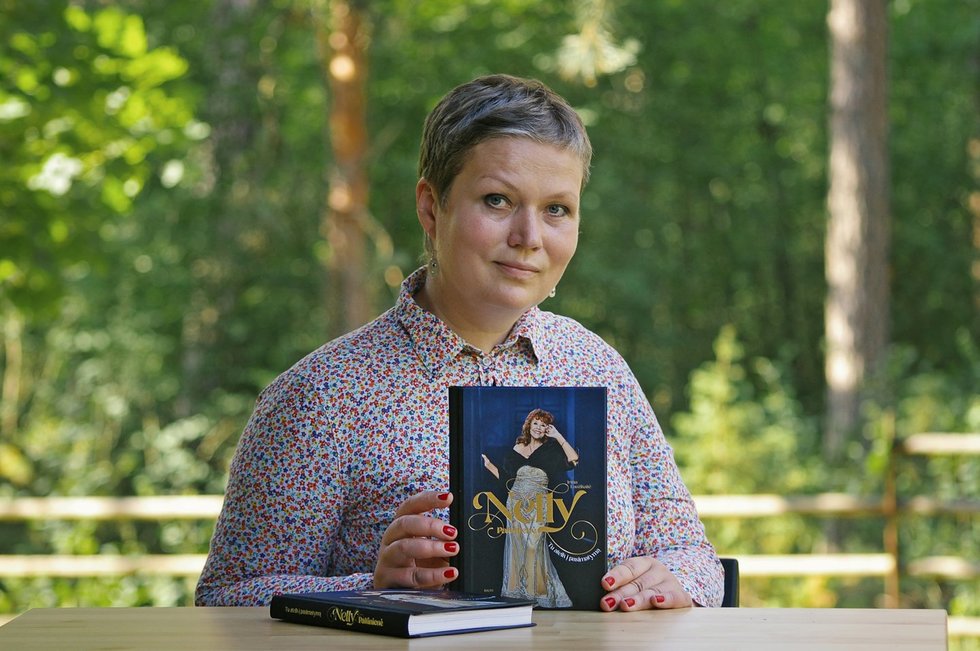 „Nelly Paltinienė. Tu ateik į pasimatymą“ knygos autorė Irma Laužikaitė (nuotr. Valdas Redecki)