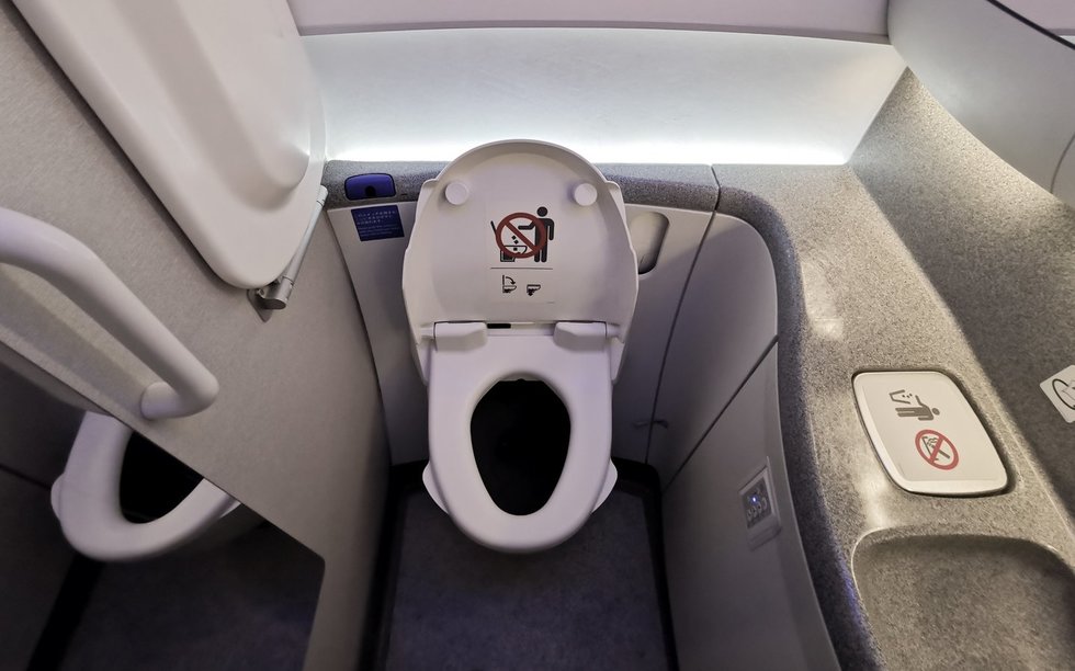 Lėktuvo tualetas (nuotr. 123rf.com)