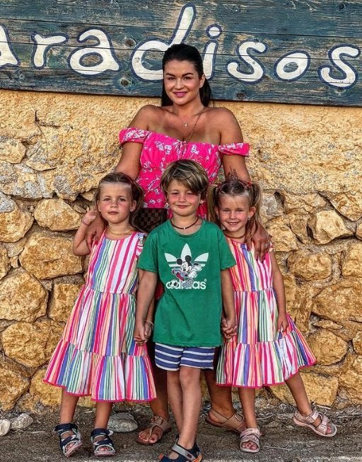 Simona Lipnė su vaikais (nuotr. Instagram)