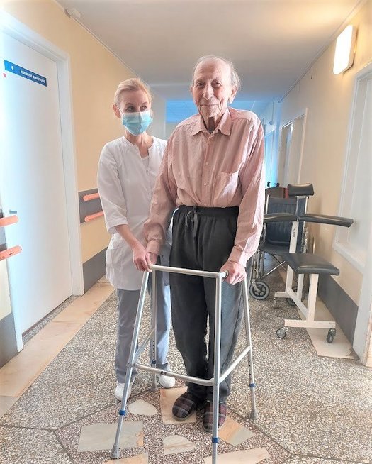 102 metų kaunietis prakalbo apie ilgaamžiškumo paslaptį: „Nebuvo laiko sirgti“ (nuotr. LSMU Kauno ligoninė)
