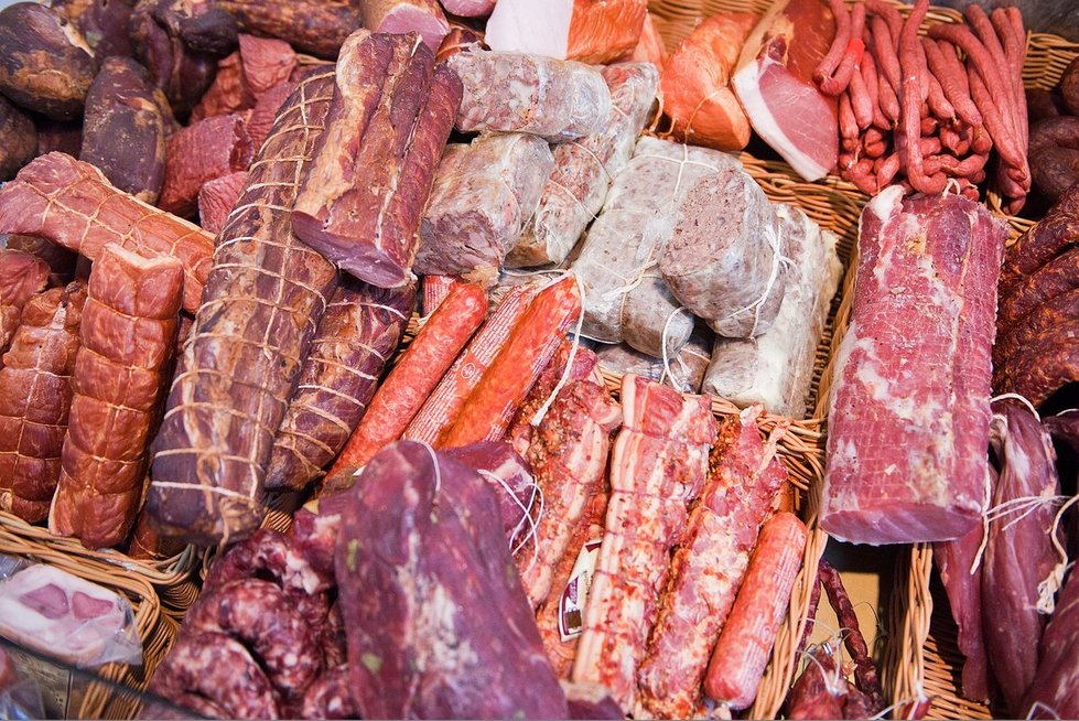 Mėsos gaminiai (nuotr. Fotodiena.lt/Audriaus Bagdono)