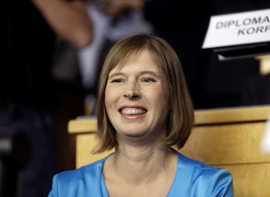 Estija išsirinko prezidentę – finansų ekspertę Kersti Kaljulaid (nuotr. SCANPIX)